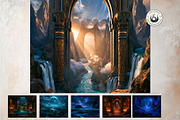 The Lapis Bestiary Persian Backdrops, a Background Graphic by ThatsDesignArt (Thumbnail 12 of 14)