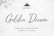Golden Dream | Font Duo + Extras