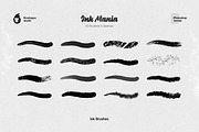 Ink Mania Photoshop Brushes, a Brush Add-On by brushapes.com (Thumbnail 6 of 10)