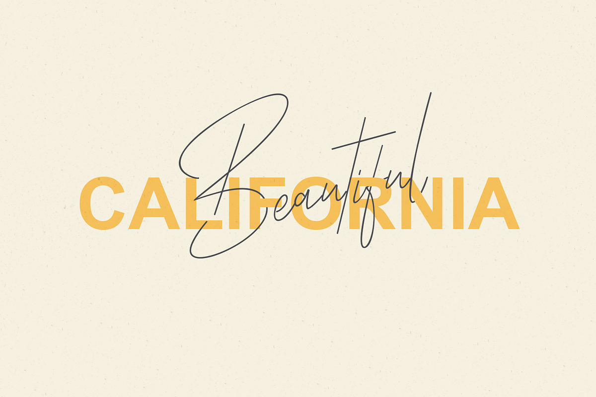 Miyake - Signature font preview 3