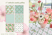 Rococo Wild Rose|Watercolor Tea Time, an Object Illustration by SunnJaneArt (Thumbnail 5 of 11)