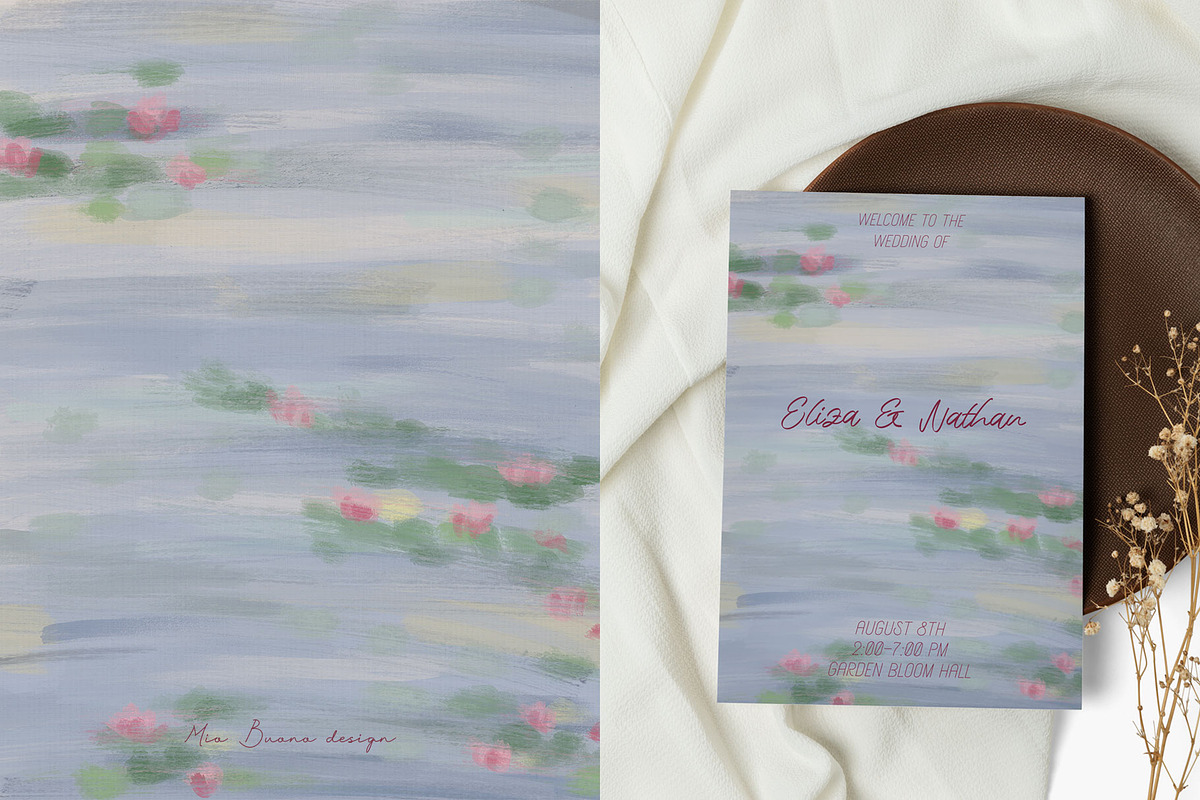 Floral Texture Backgrounds Pack, a Background Graphic by Mio Buono (Photo 10 of 17)