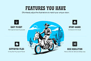 Cowboy Vector Illustration Set, a Person Illustration by Creative Stall (Thumbnail 2 of 7)