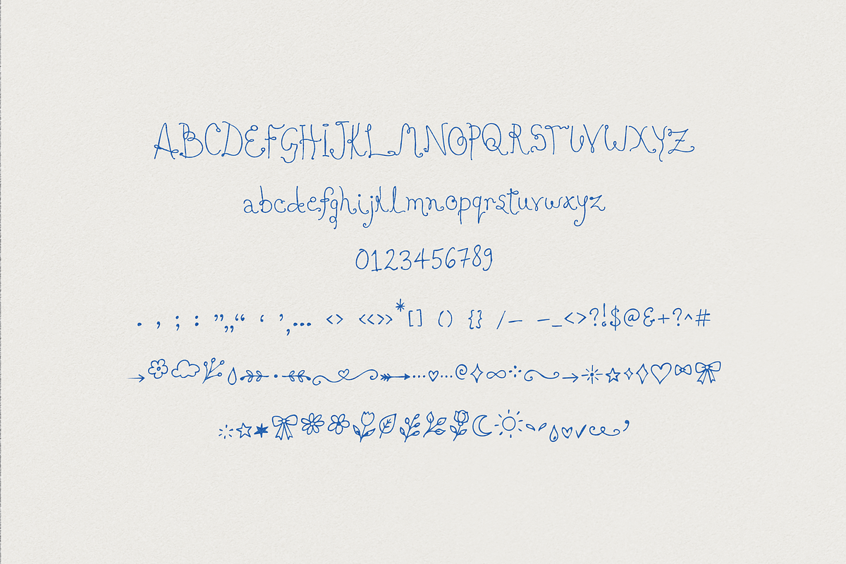 Oddly Sweet Whimsical Font, a Handwritten Font by gafaroff studio (Photo 8 of 8)
