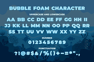 Bubble Foam A SVG Color Font