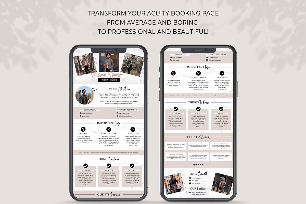 Schedule Acuity template, a Websites & App Template by SwitzerShop (Photo 4 of 5)
