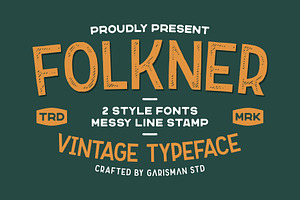 Folkner - Vintage Typeface