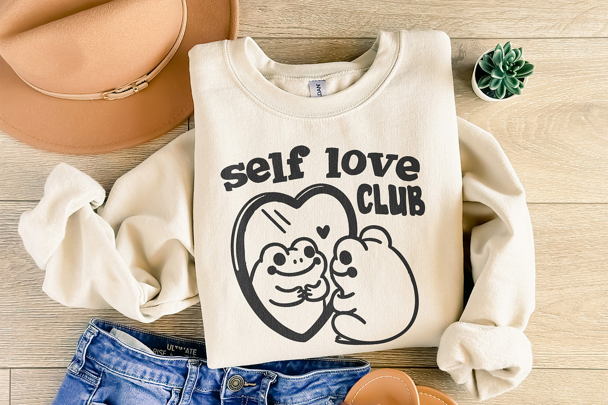 Self Love Social Club Png, Retro, an Illustration by SharpMarketplace (Photo 4 of 9)