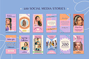 100 Bright Instagram Story Templates, a Templates & Theme by TemplateCastleStore (Thumbnail 3 of 10)