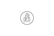 Line Art Woman Beauty Logo, a Branding & Logo Template by Luxury Logos (Thumbnail 3 of 4)