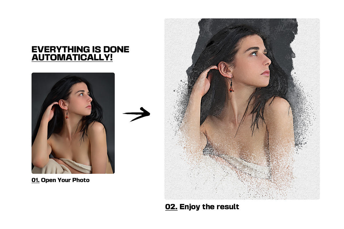 Watercolor Canvas Art Photo Effect, an Action Add-On by Photoshop Action (Photo 3 of 17)