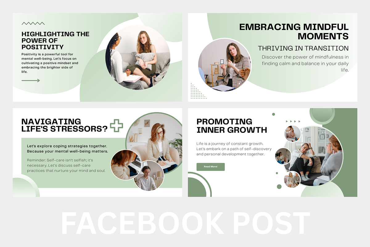 Psychology Social Media Canva Bundle preview 2