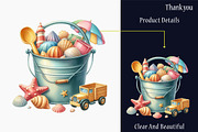 Summer Kids Watercolor Clipart, a Graphic by designcity5 (Thumbnail 5 of 5)