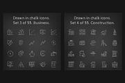 1100 Chalkboard vector icons pack, an Outline Icon by Visual Generation (Thumbnail 5 of 31)