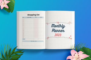 2023-2024 Monthly Planner Canva