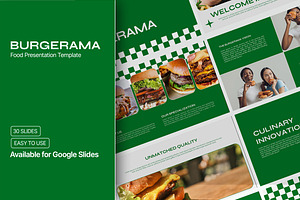 Burgerama - Google Slide Template