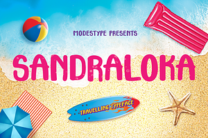 Sandraloka - Traveling Kids Font