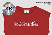 CROPPED TOP SLEEVLESS T-SHIRT MOCKUP, a Shirt Mockup by Barmecide Mockup Studio (Thumbnail 2 of 3)
