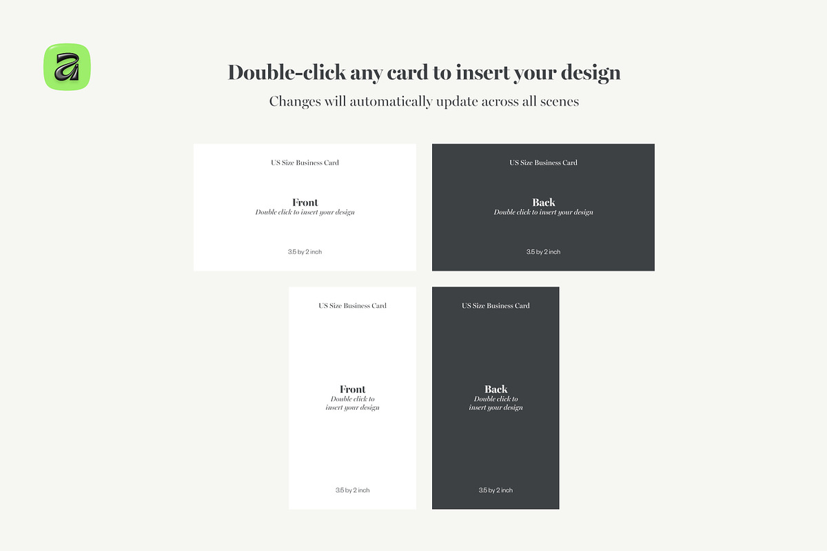 US Business Card Mockups—Affinity v3, a Books & Magazine Mockup by Sasha Lantukh (Photo 15 of 17)