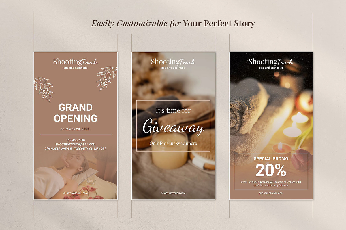 Shooting | Spa Canva Instagram Story, a Social Media Template by prajapixels (Photo 3 of 6)