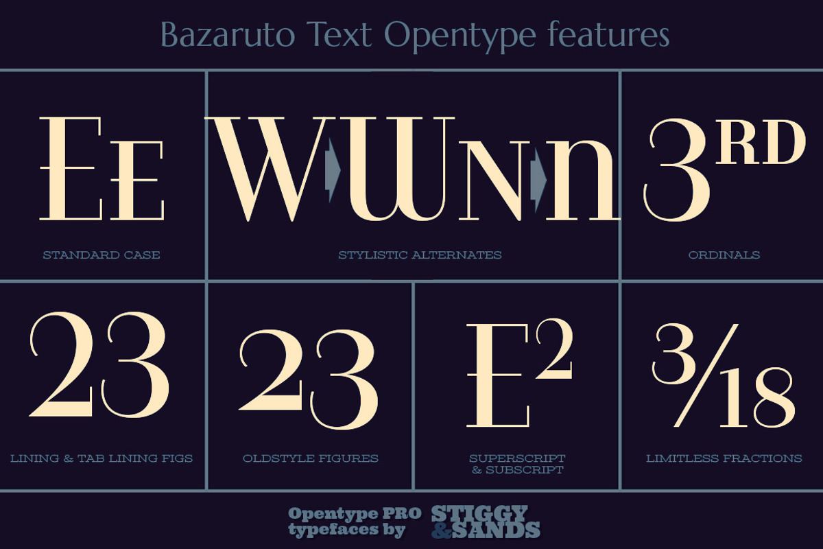 Bazaruto Text Family preview 4