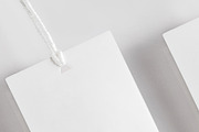Clothes label tag blank white mockup, an Advertising Mockup by Olha Klein (Thumbnail 3 of 3)