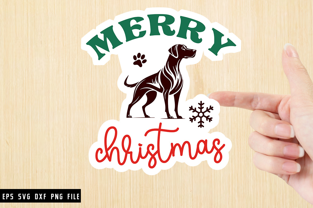 Christmas Dog Sticker Bundle, a Graphic by crative8112 (Photo 8 of 12)