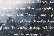 Winter Story Font & Extras, a Script Font by Red Ink (Thumbnail 3 of 11)