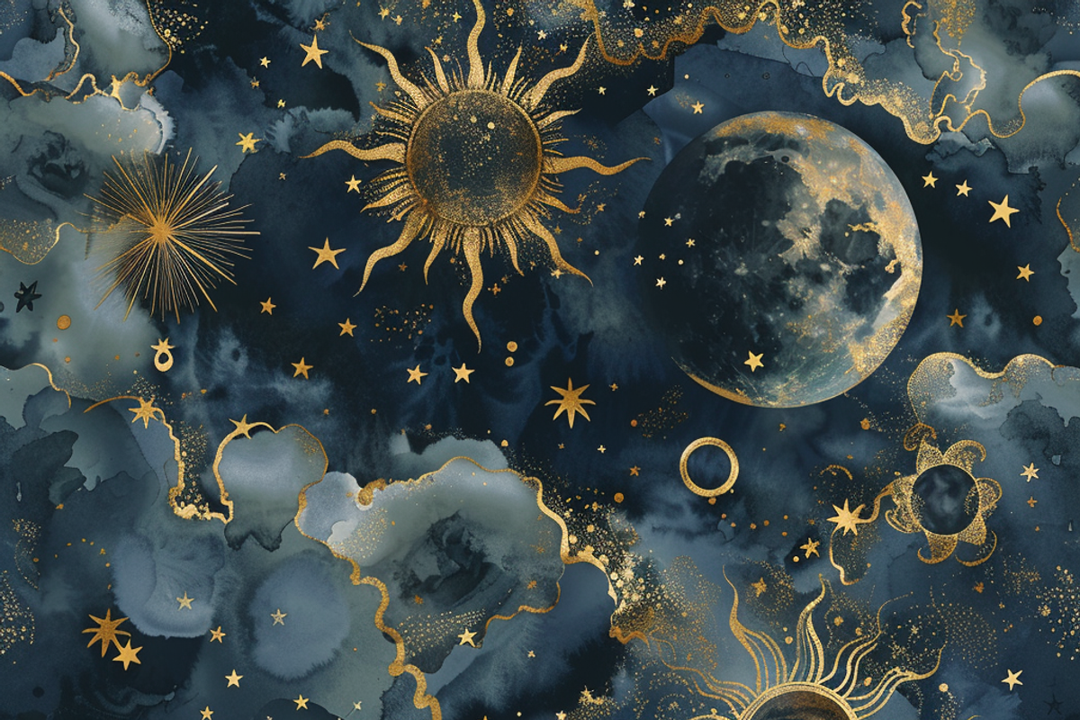 Steampunk Metal Gears Pattern, a Background Graphic by Printable Treasure (Photo 3 of 4)