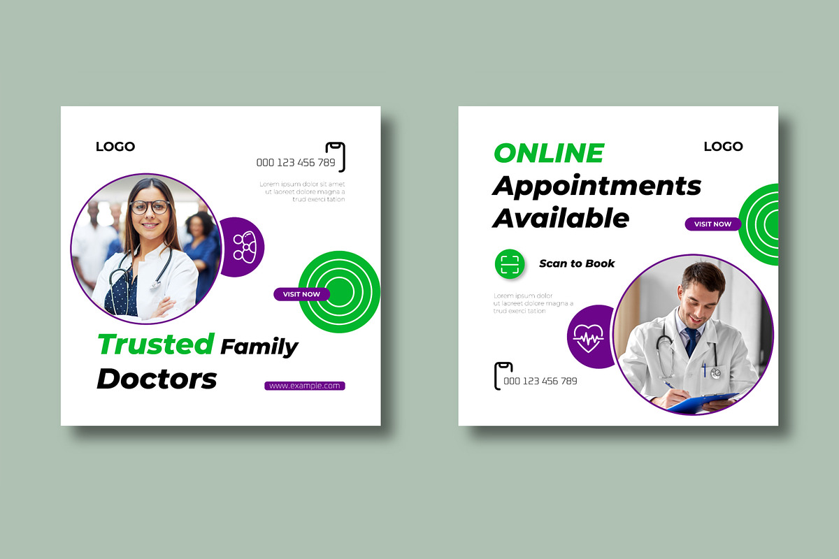 Modern Healthcare Social Media Post preview 5