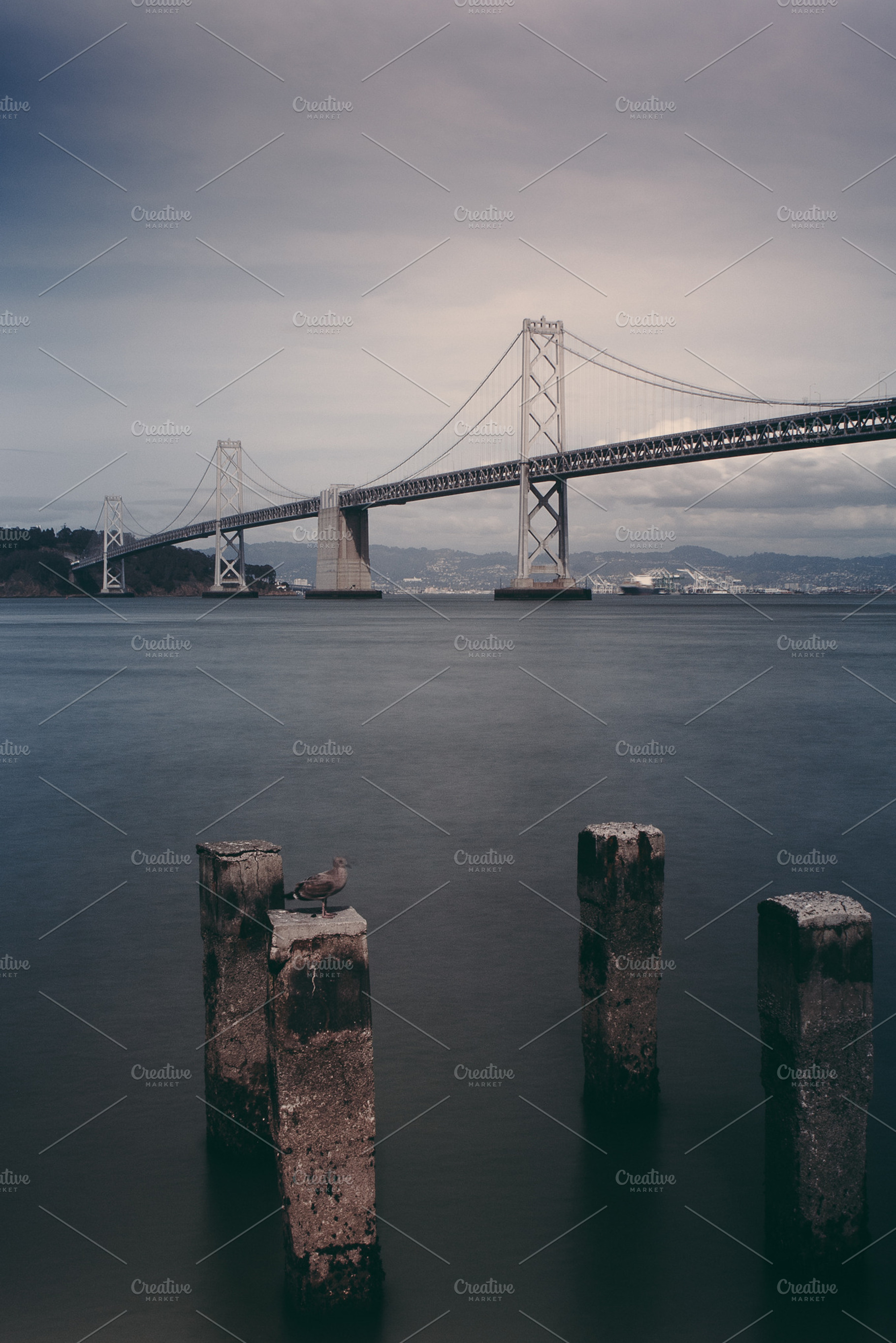 Vintage Bay Bridge