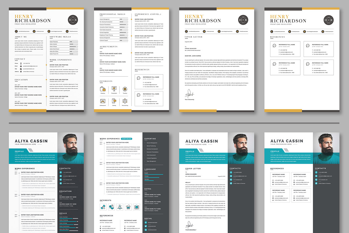 JOB WINNING RESUME - 50 TEMPLATES, a Resume Template by ResumeInventor (Photo 5 of 184)