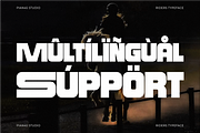 Riders - Bold Extended Display Font, a Sans Serif Font by Pian45 Studio (Thumbnail 8 of 8)