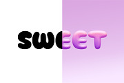 Bubble Gum Text Effect, a Layer Style Add-On by alexdndz (Thumbnail 2 of 2)