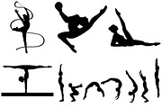 Gymnastics (Men/Women) AI EPS PNG, an Illustration by FrankiesDaughtersDesign (Thumbnail 5 of 8)