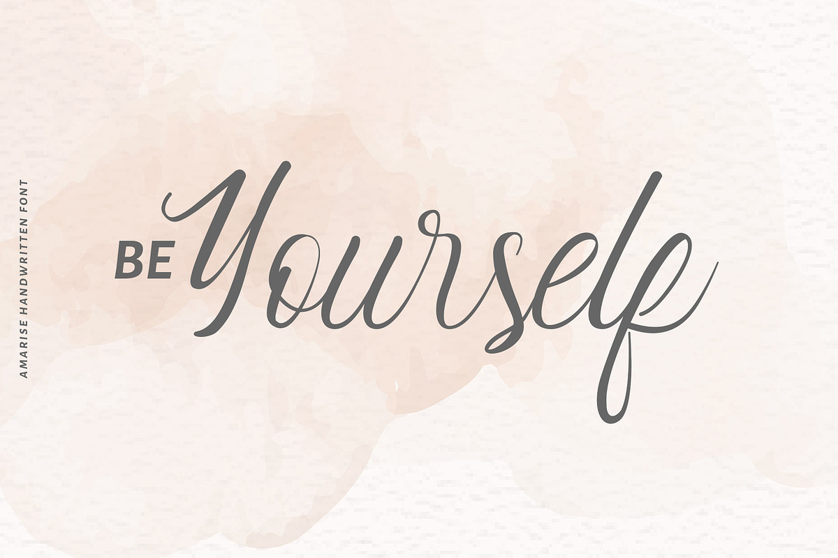 Amarise - Handwritten Font, a Handwritten Font by Alphaleonis_std (Photo 6 of 7)