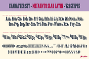 Megalito Slab Cyrillic, a Slab Serif Font by deFharo (Thumbnail 7 of 9)