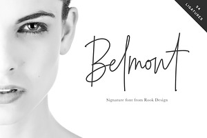 Belmont Script - 54 Ligatures!