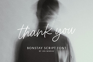 Bonstay - A Monoline Script Font