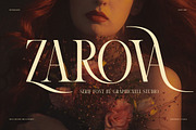 Zarova Luxury Serif Font, a Serif Font by Perfectype (Thumbnail 1 of 8)
