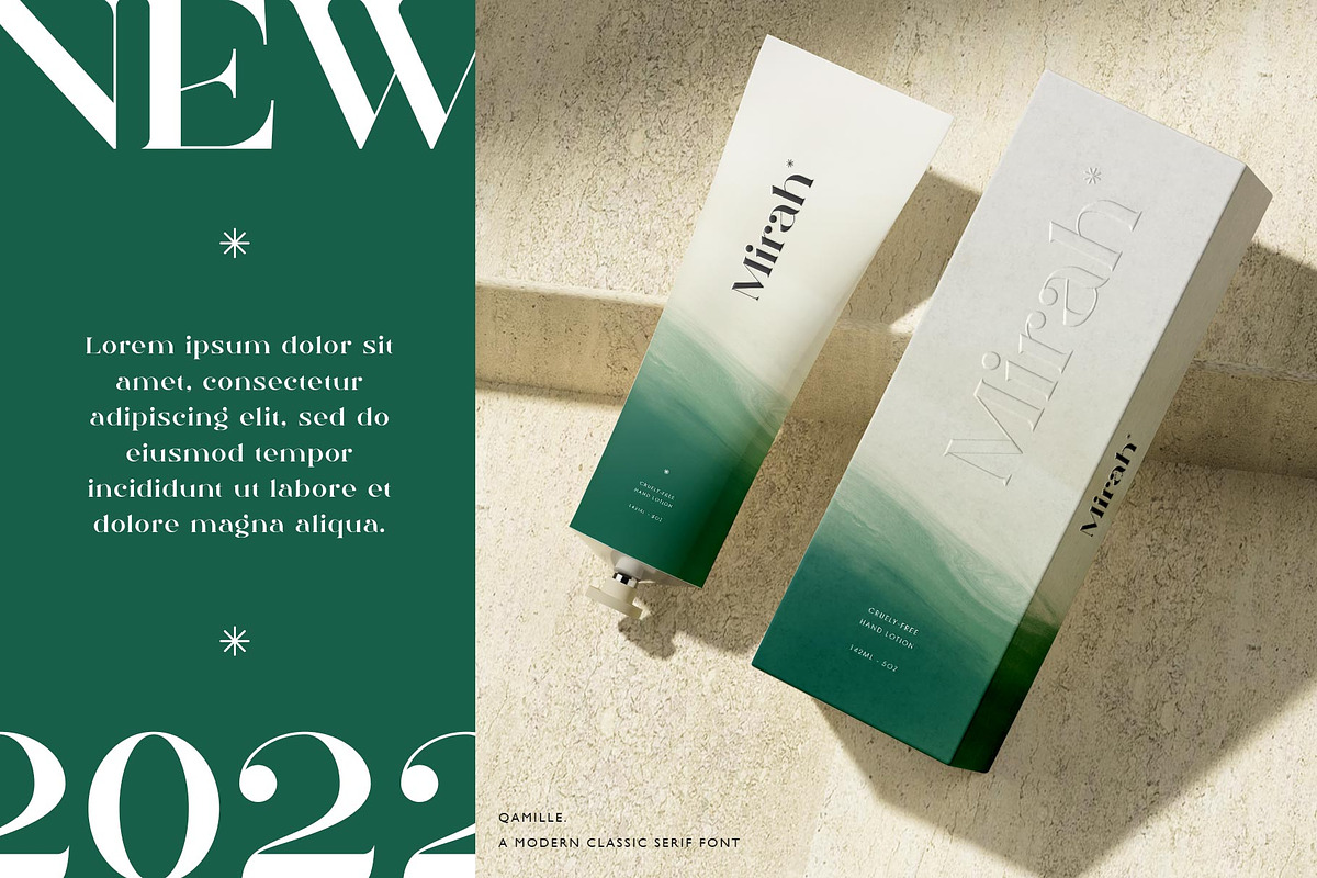 Qamille - Modern Classic Serif Font, a Serif Font by StudioinBry (Photo 4 of 13)