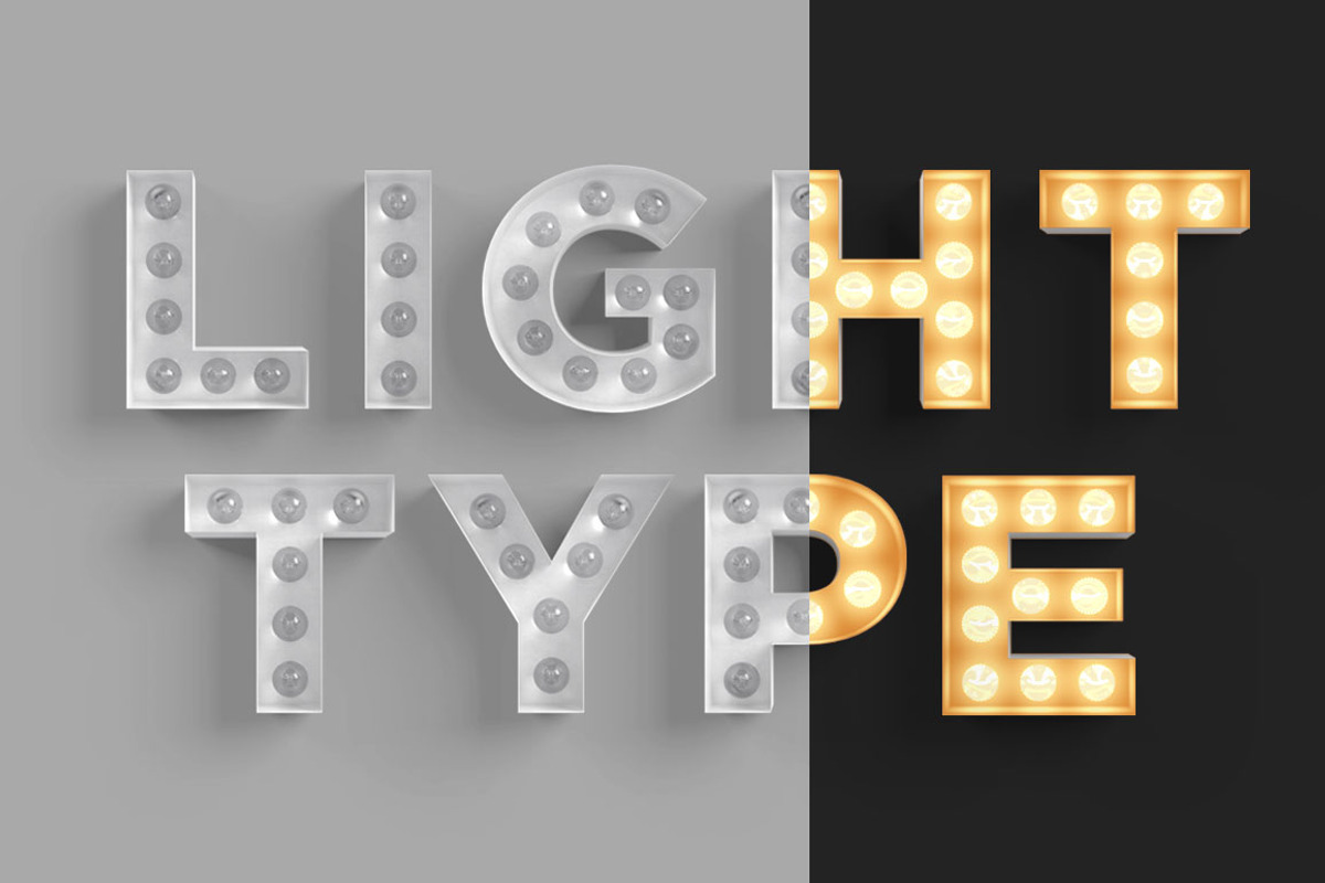 Light Bulb Type, a Graphic by Design Assets (Photo 1 of 5)