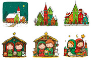 Christian Christmas Nativity Bundle, an Illustration by CreationArt (Thumbnail 4 of 6)