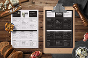 Mono Food Menu, a Print Template by The Savory Directors (Thumbnail 3 of 3)