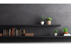sleek blurred interior wall mock up, a Background Photo by pikepicture