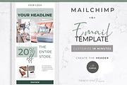 Canva & Mailchimp Newsletter | Green, an Email Template by Thirty One Palms Studio (Thumbnail 1 of 9)