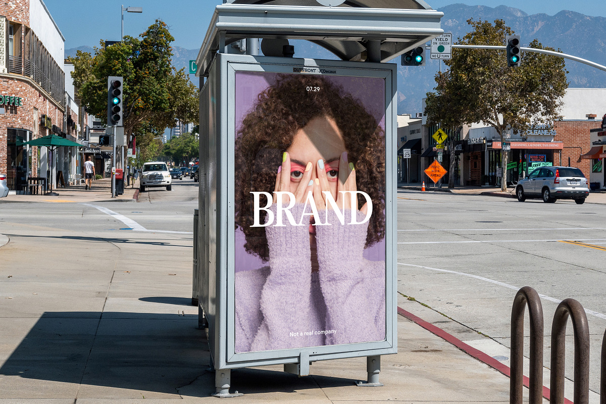 Urban Bus Stop Billboard Mockup PSD, a Mockup by Area Mockups (Photo 4 of 5)