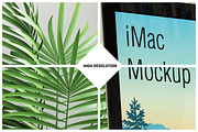 iMac Home Office Mockup, a Household Mockup by IsometricWorld (Thumbnail 7 of 7)