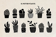 Potted Plants | Patterns & Extras, an Illustration by Studio Fevrier (Thumbnail 4 of 10)