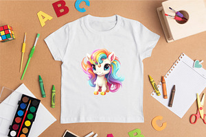 Cute Rainbow Unicorns 07. TShirt